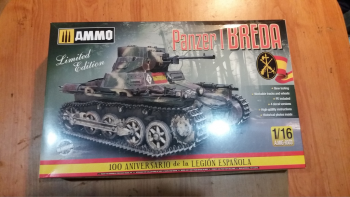 Испанский Panzer 1 Breda 1:16 от АММО 